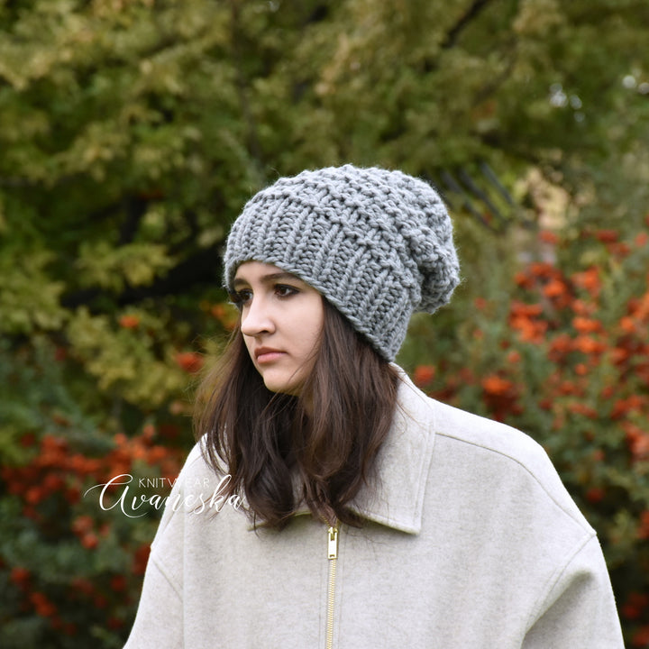 Chunky Extra Slouchy Hat | THE TRIXIE