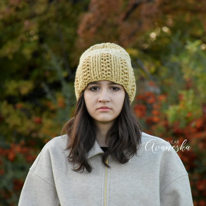 Knit Chunky Beanie | THE EMMA