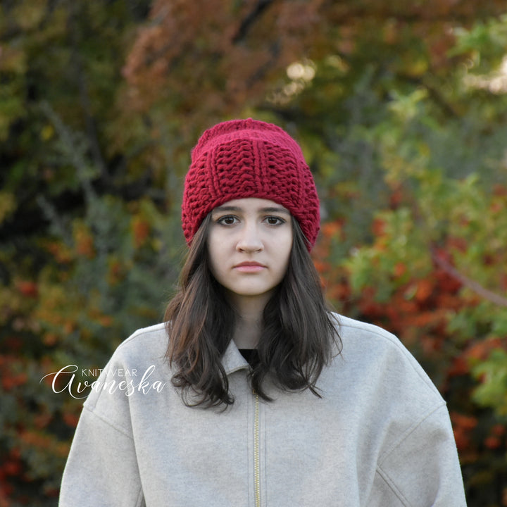 Knit Chunky Beanie | THE ALBA