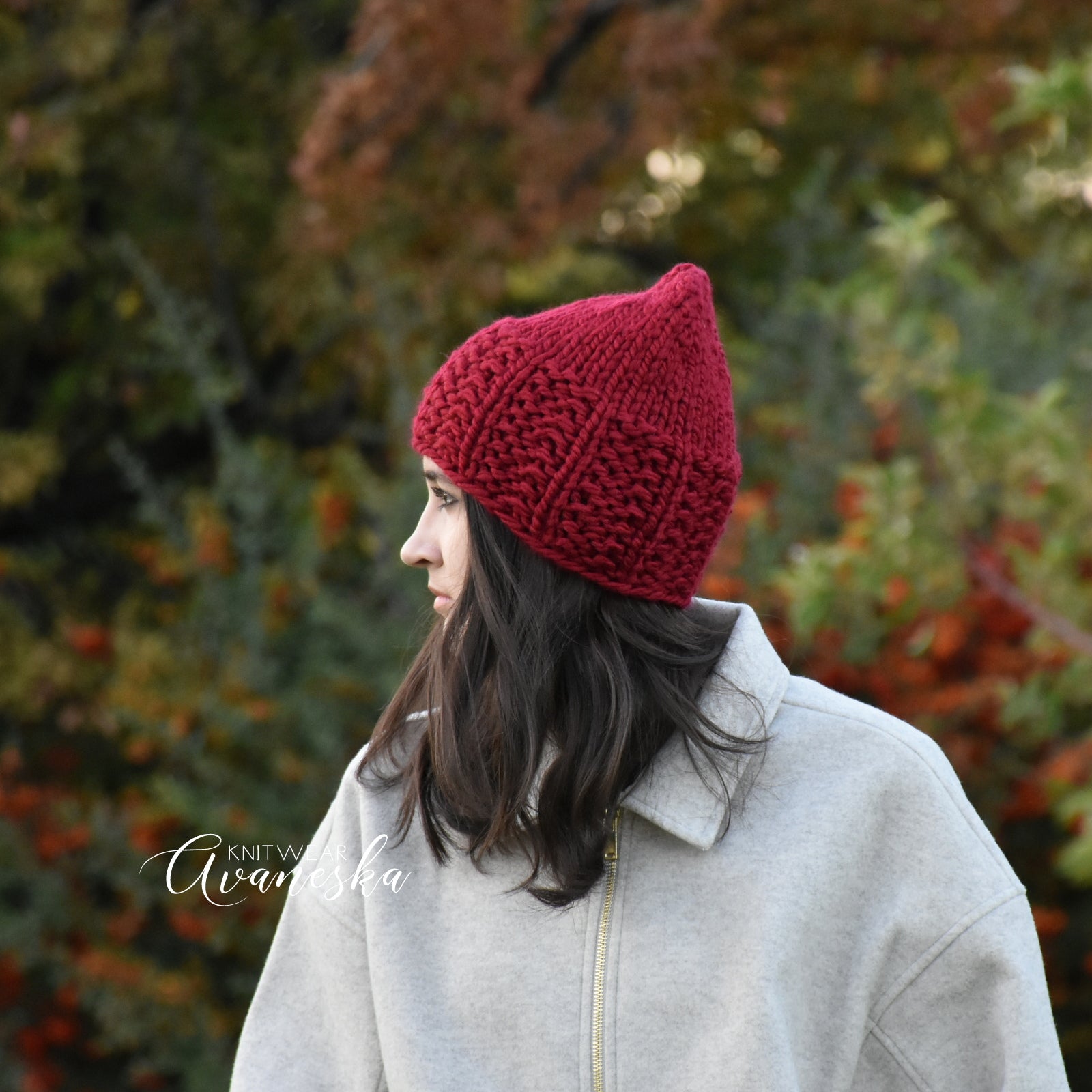 Knit Chunky Beanie | The Alba – Avaneska Knitwear