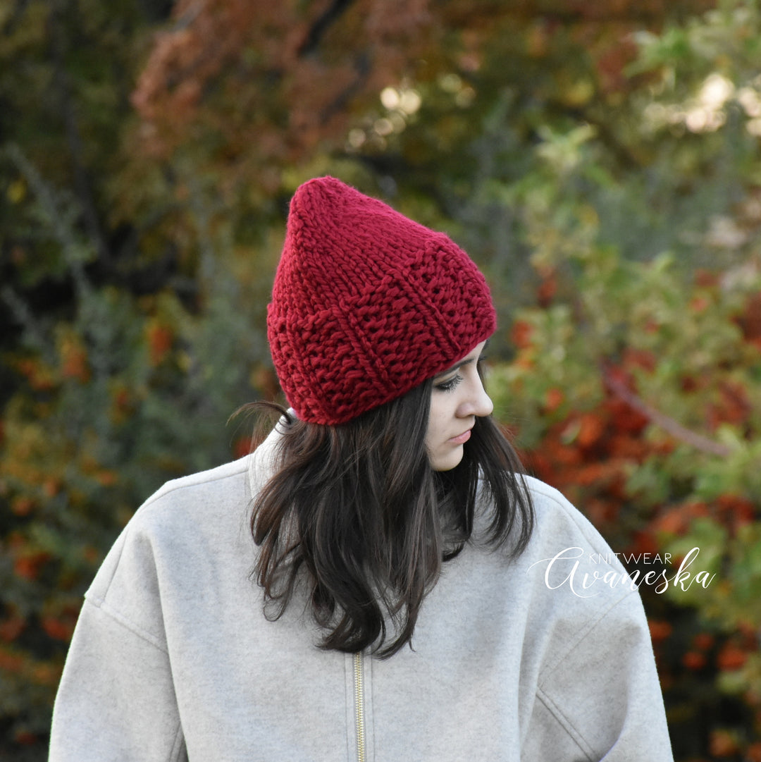 Knit Chunky Beanie | THE ALBA