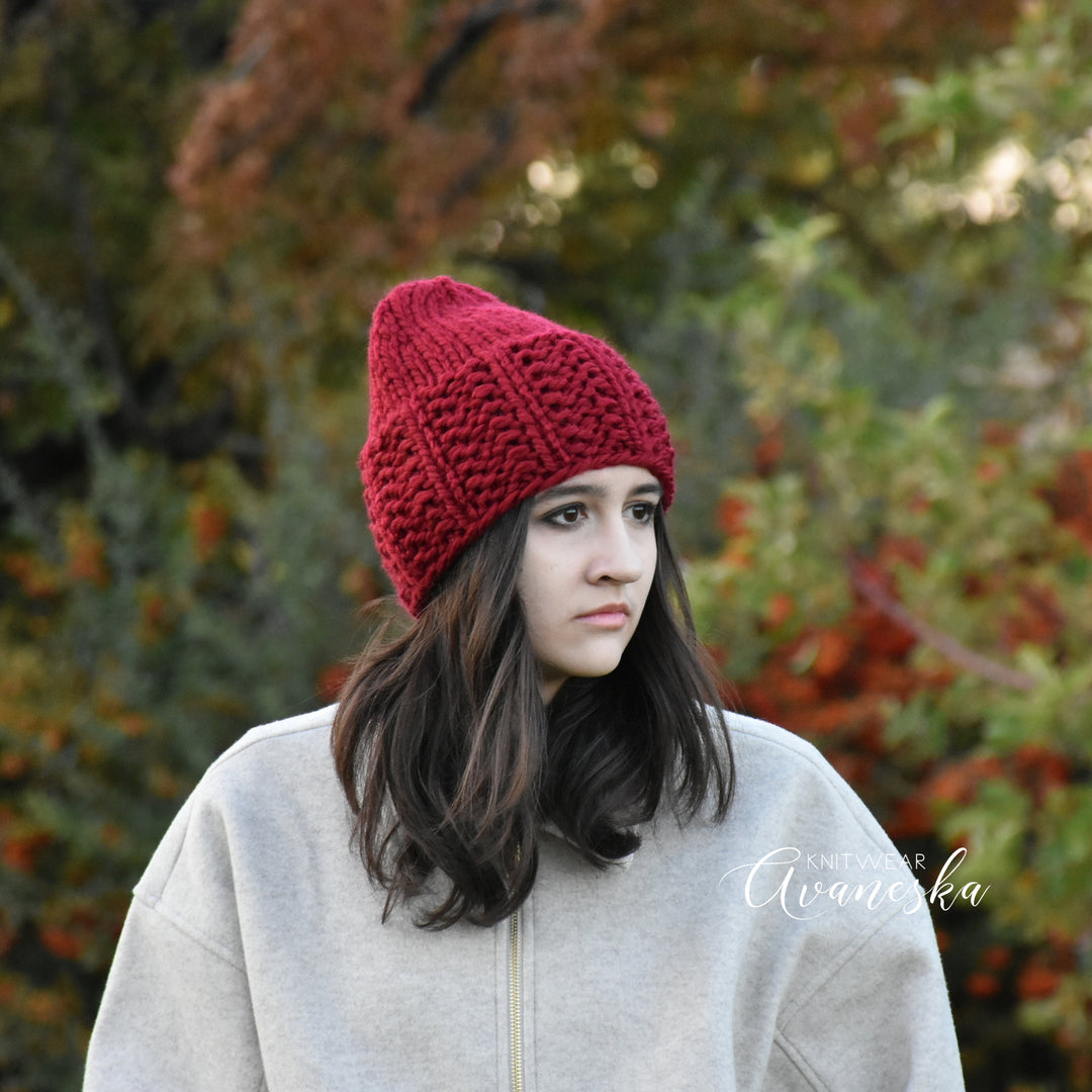 Knit Chunky Beanie | THE ALBA