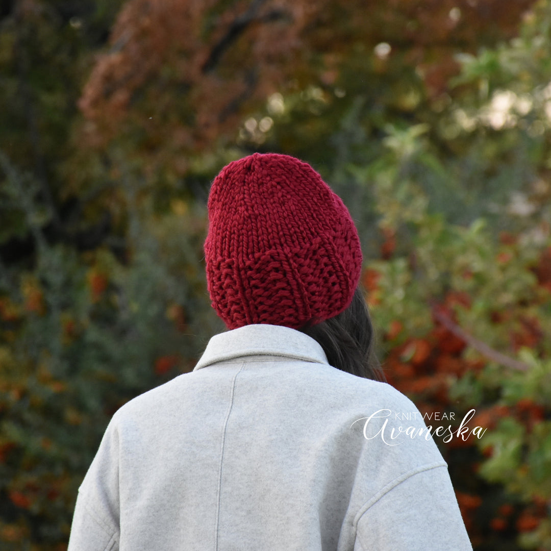 Knit Chunky Beanie | THE ALBA