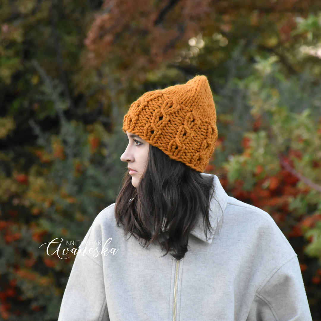 Knit Chunky Beanie | THE CALISTA
