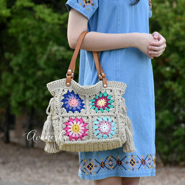 Crochet Granny Square Bag | DOROTHY