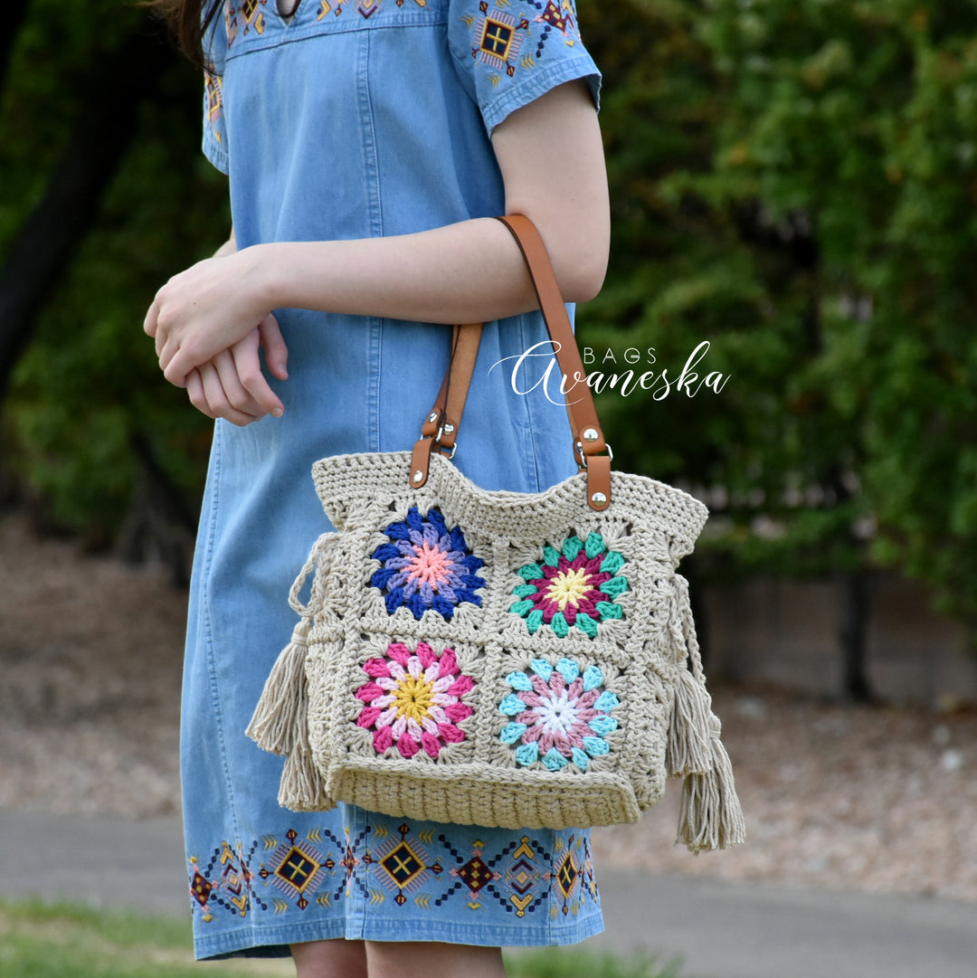 Crochet Granny Square Bag | DOROTHY