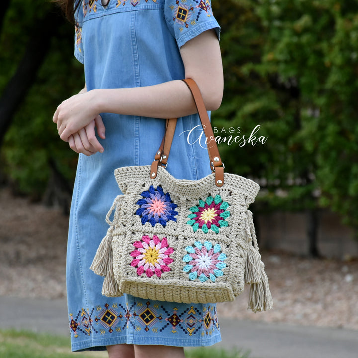 Crochet Granny Square Bag | DOROTHY