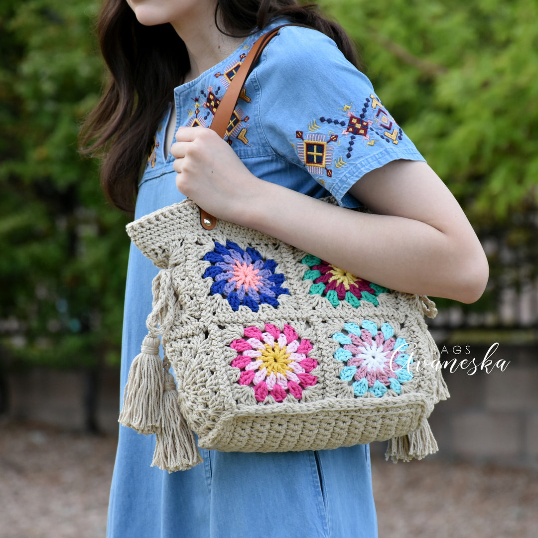 Crochet Granny Square Bag | DOROTHY