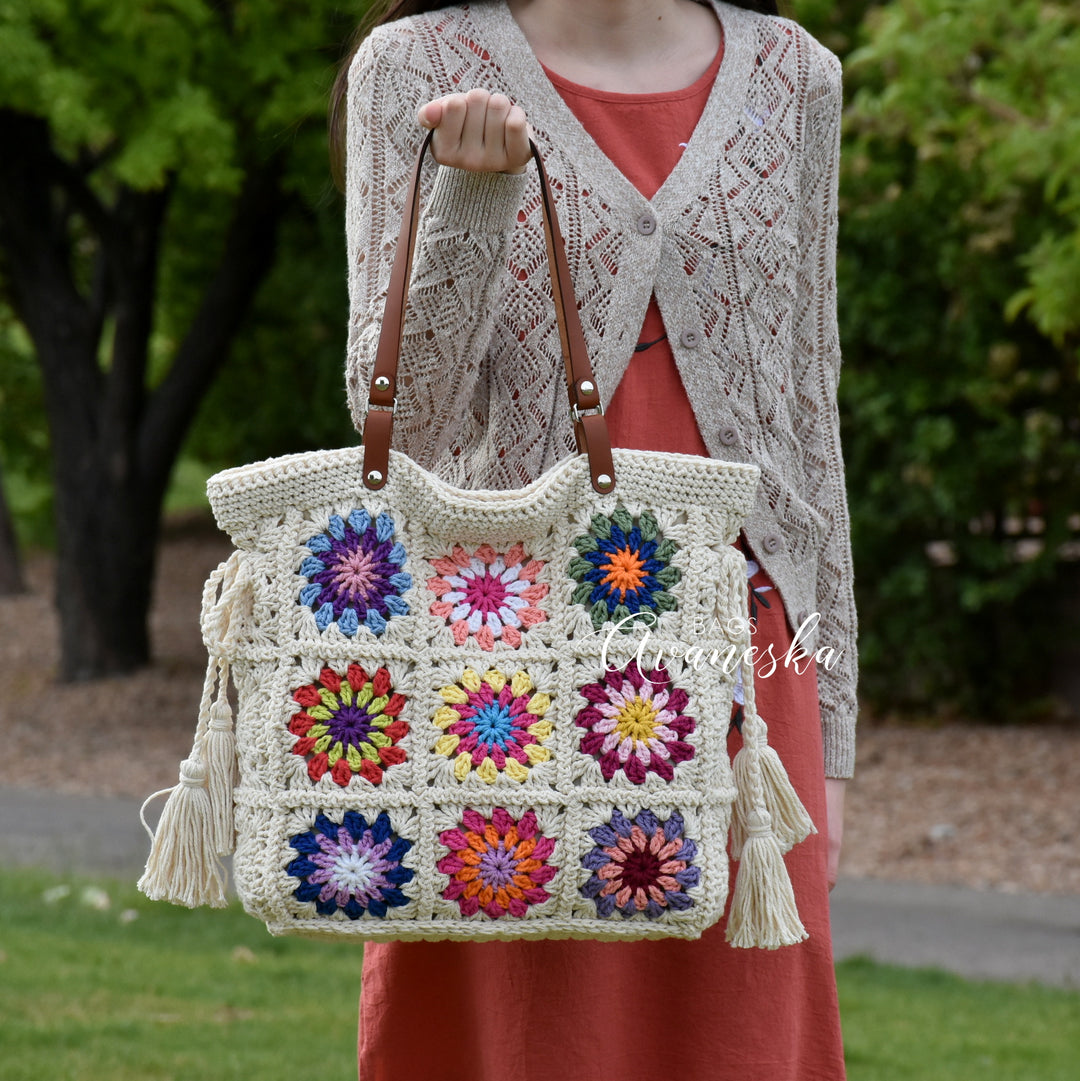 Crochet Granny Squares Bag | DOLORES