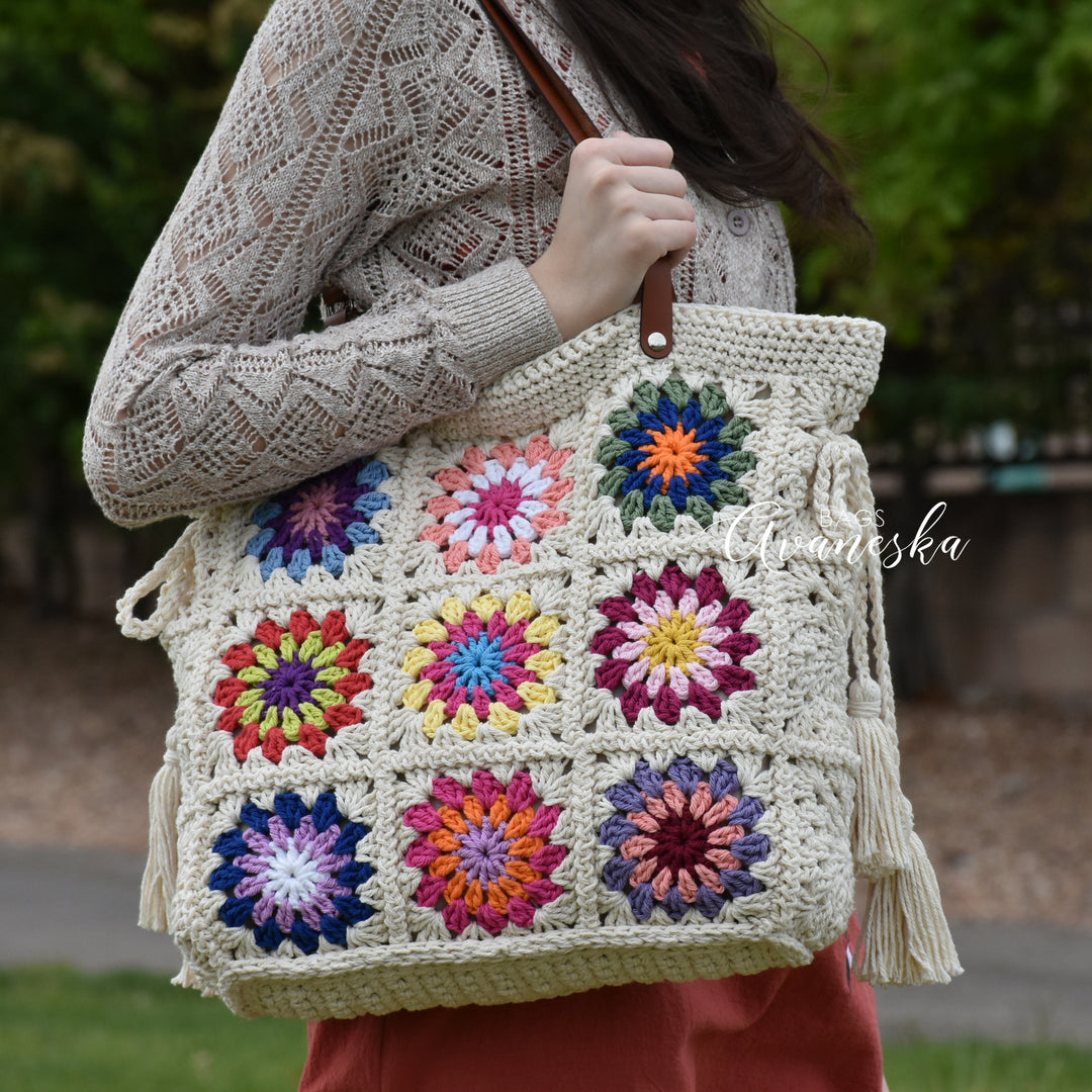 Crochet Granny Squares Bag | DOLORES