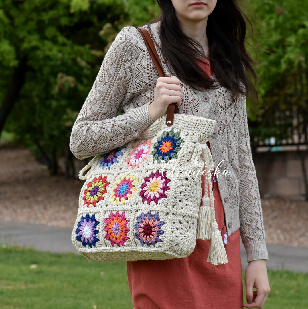 Crochet Granny Squares Bag | DOLORES