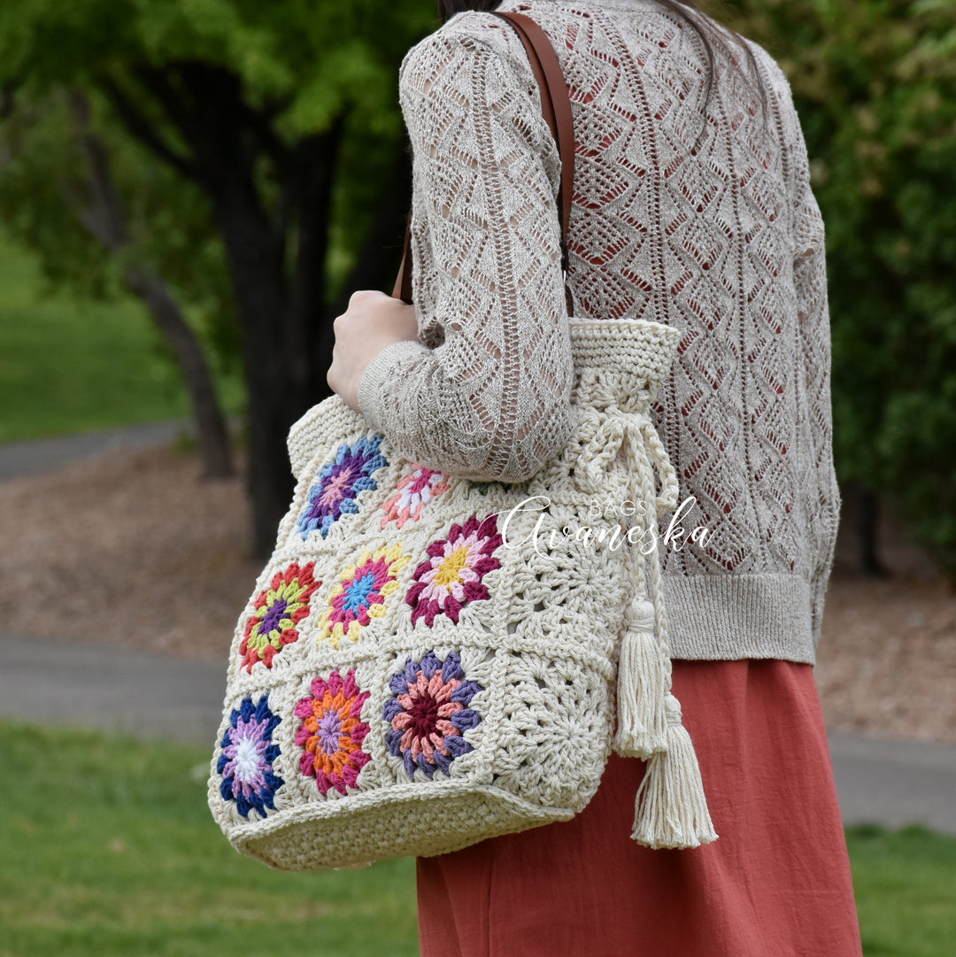 Crochet Granny Squares Bag | DOLORES