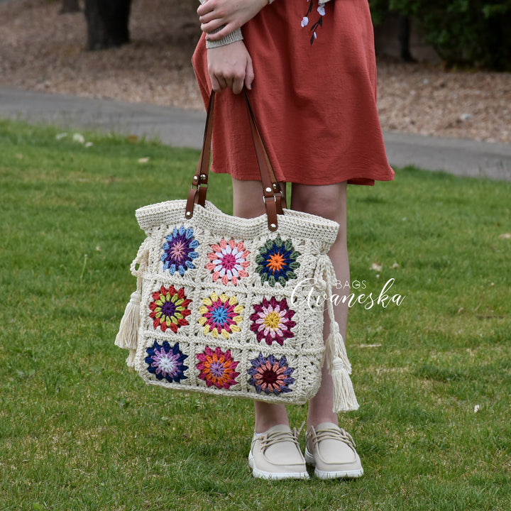 Crochet Granny Squares Bag | DOLORES