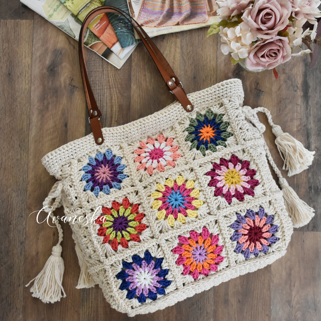 Crochet Granny Squares Bag | DOLORES