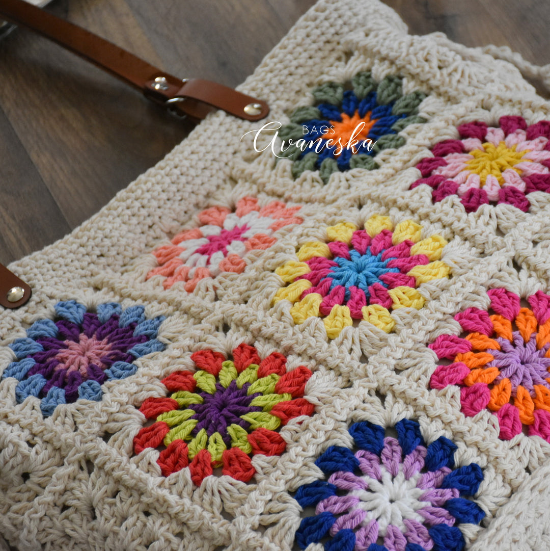 Crochet Granny Squares Bag | DOLORES