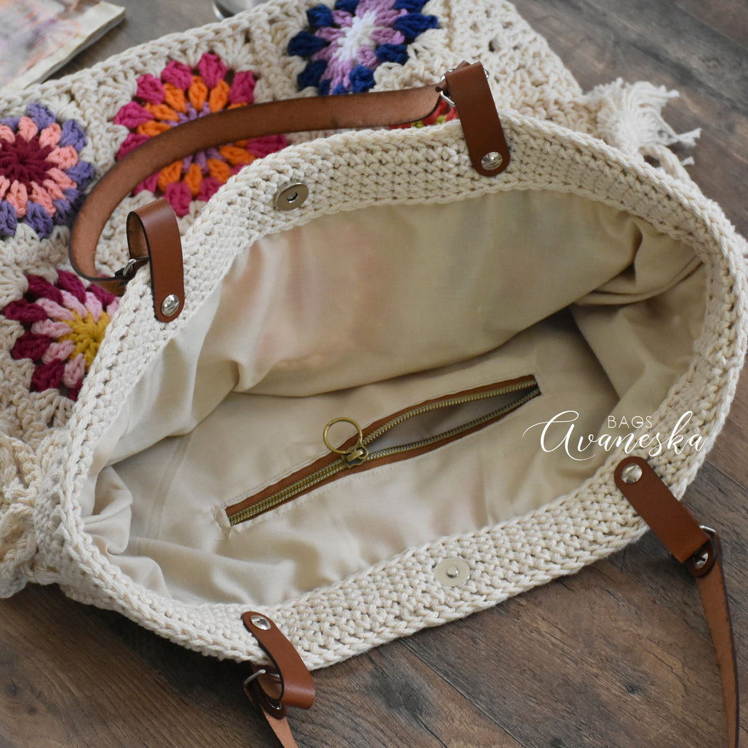 Crochet Granny Squares Bag | DOLORES