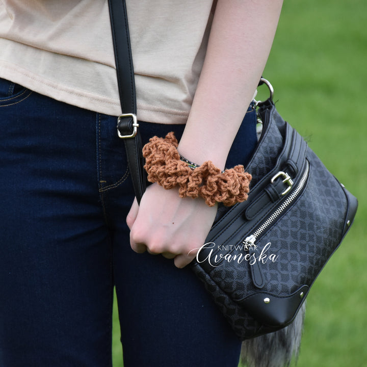 Soft Cotton Crochet Scrunchies