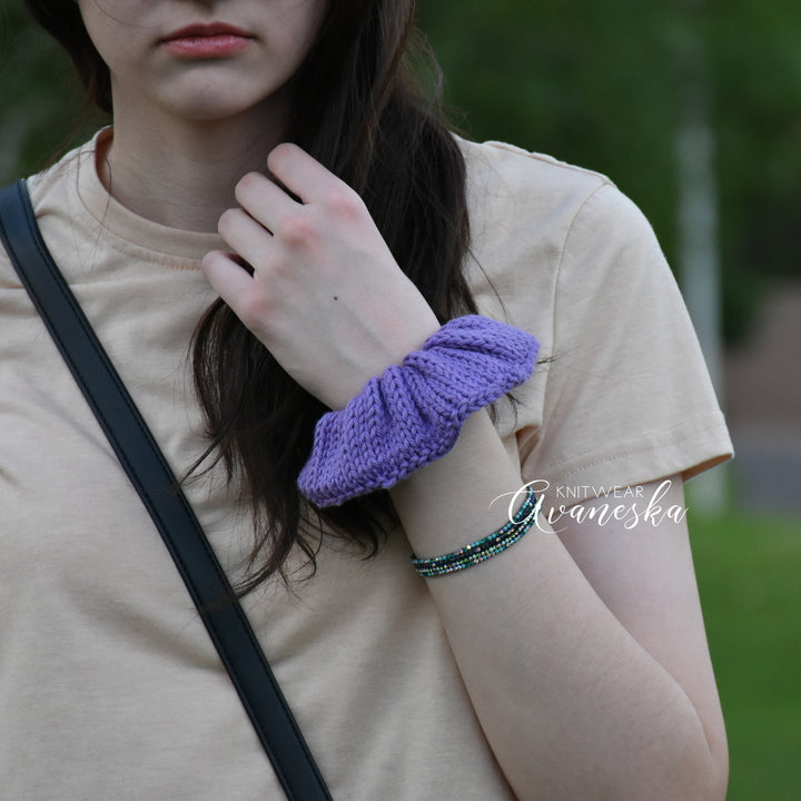Soft Cotton Knit Scrunchies