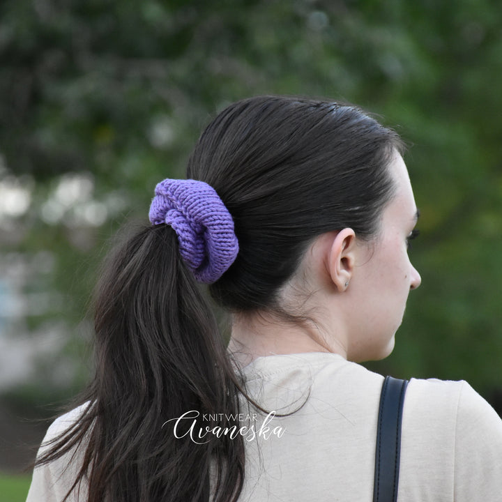Soft Cotton Knit Scrunchies