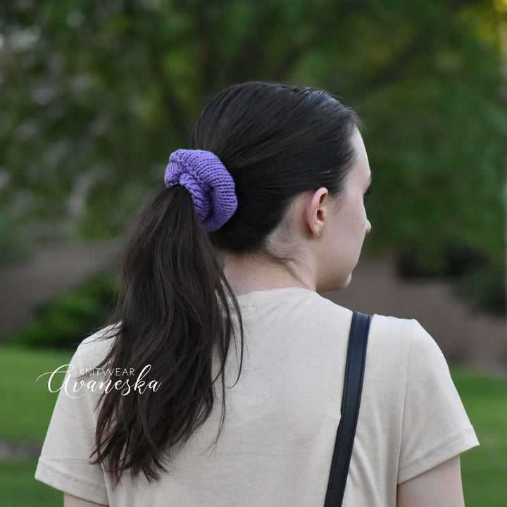 Soft Cotton Knit Scrunchies