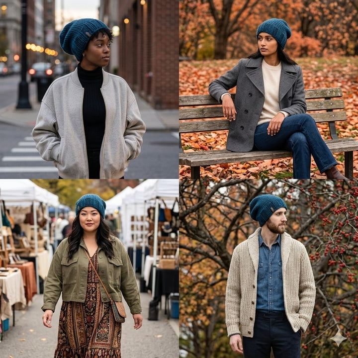 Chunky Extra Slouchy Hat | THE EMERY