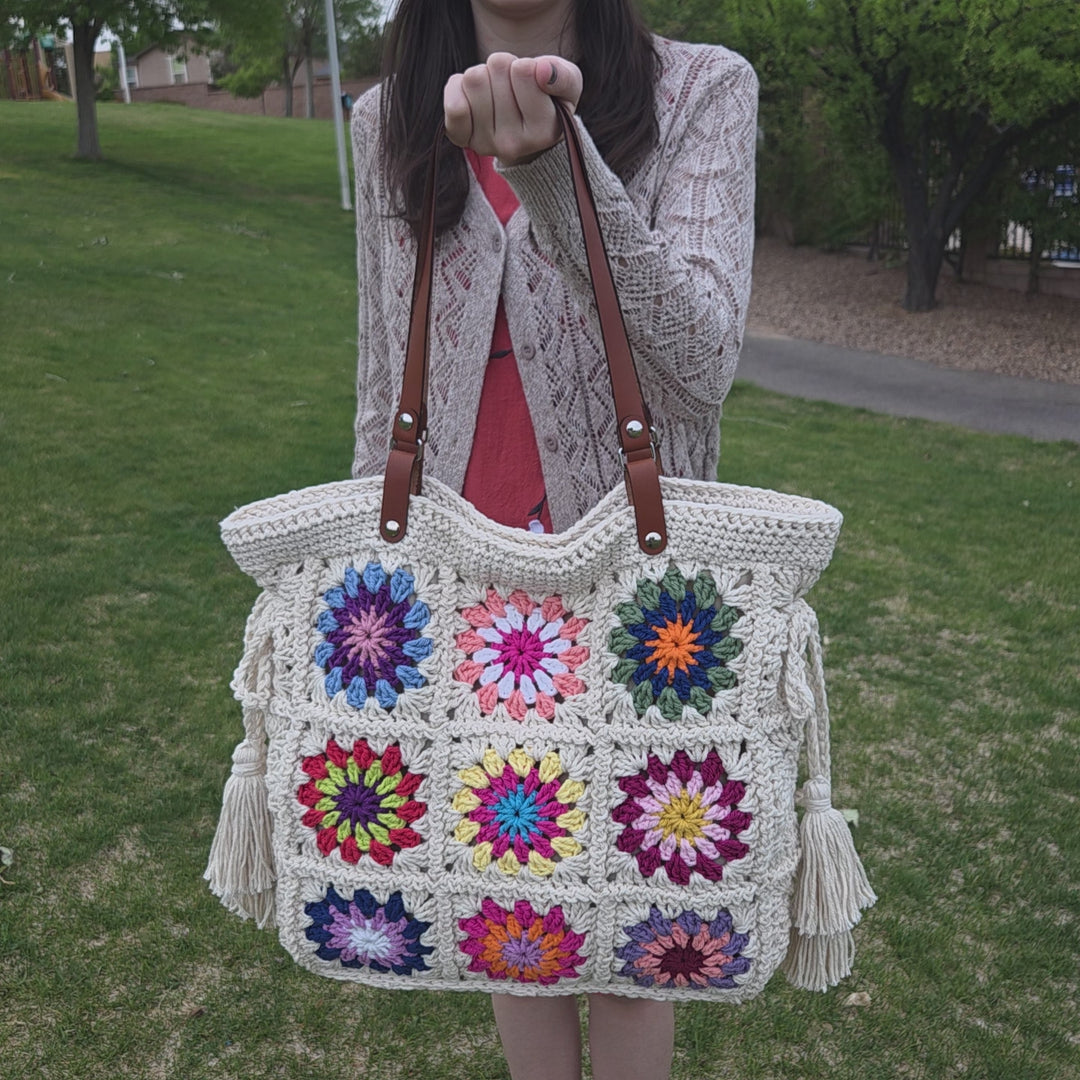Crochet Granny Squares Bag | DOLORES