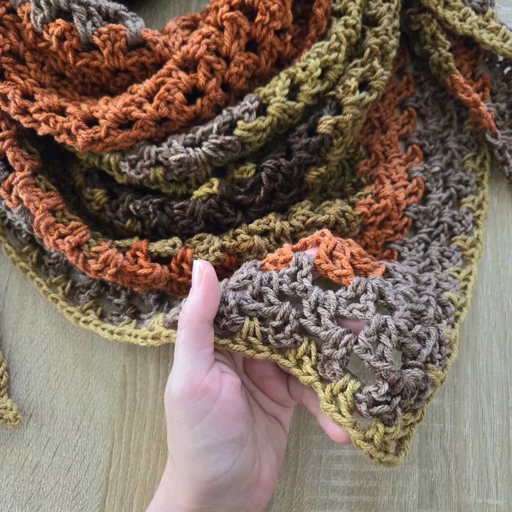Crochet Triangle Shawl | The ANASAZI