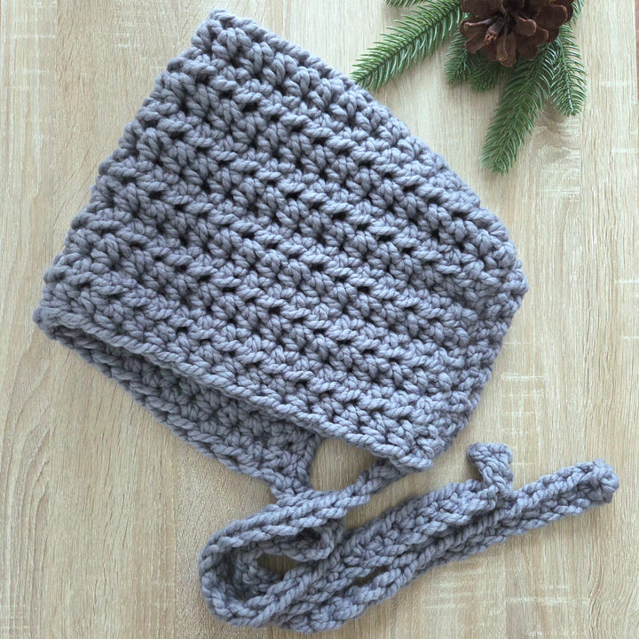 Chunky Large Hood Hat with Ties | THE YORK