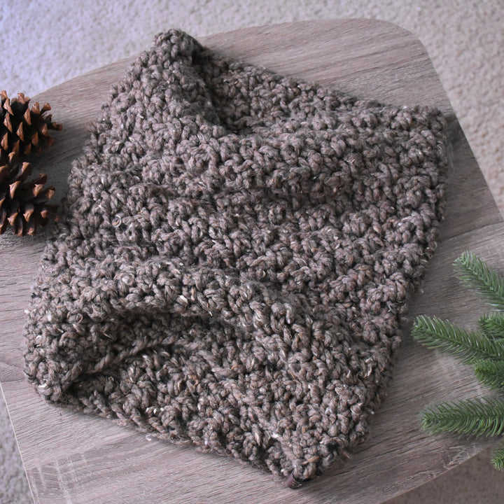 Knit Woolen Cowl Neck Warmer Scarf | THE NORWICH