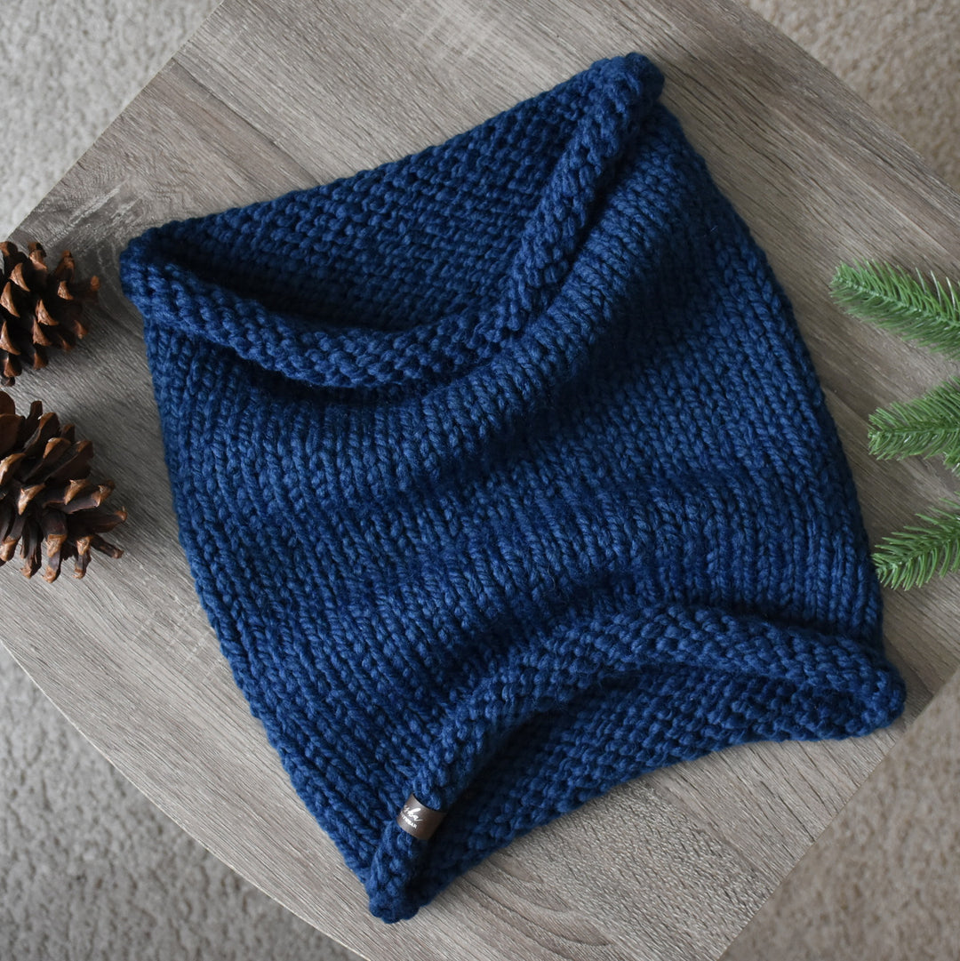 Knit Woolen Cowl Neck Warmer Scarf | THE SIDNEY
