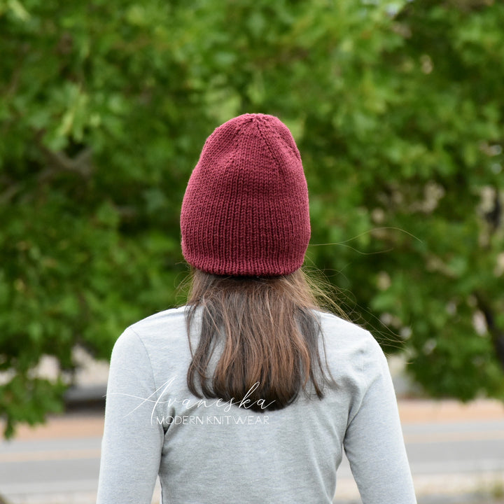 Non-Wool Knit Unisex Slouchy Beanie Hat | The ZINA