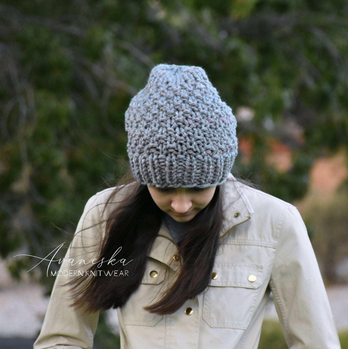 Chunky Extra Slouchy Hat | THE IRIS