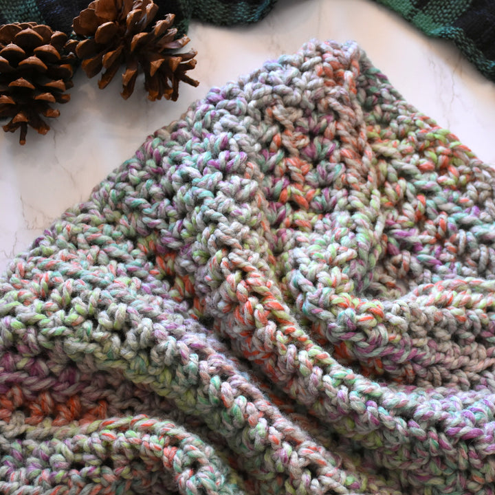 Knit Crochet Woman Chunky Cowl Hood Scarf | THE PRAGUE