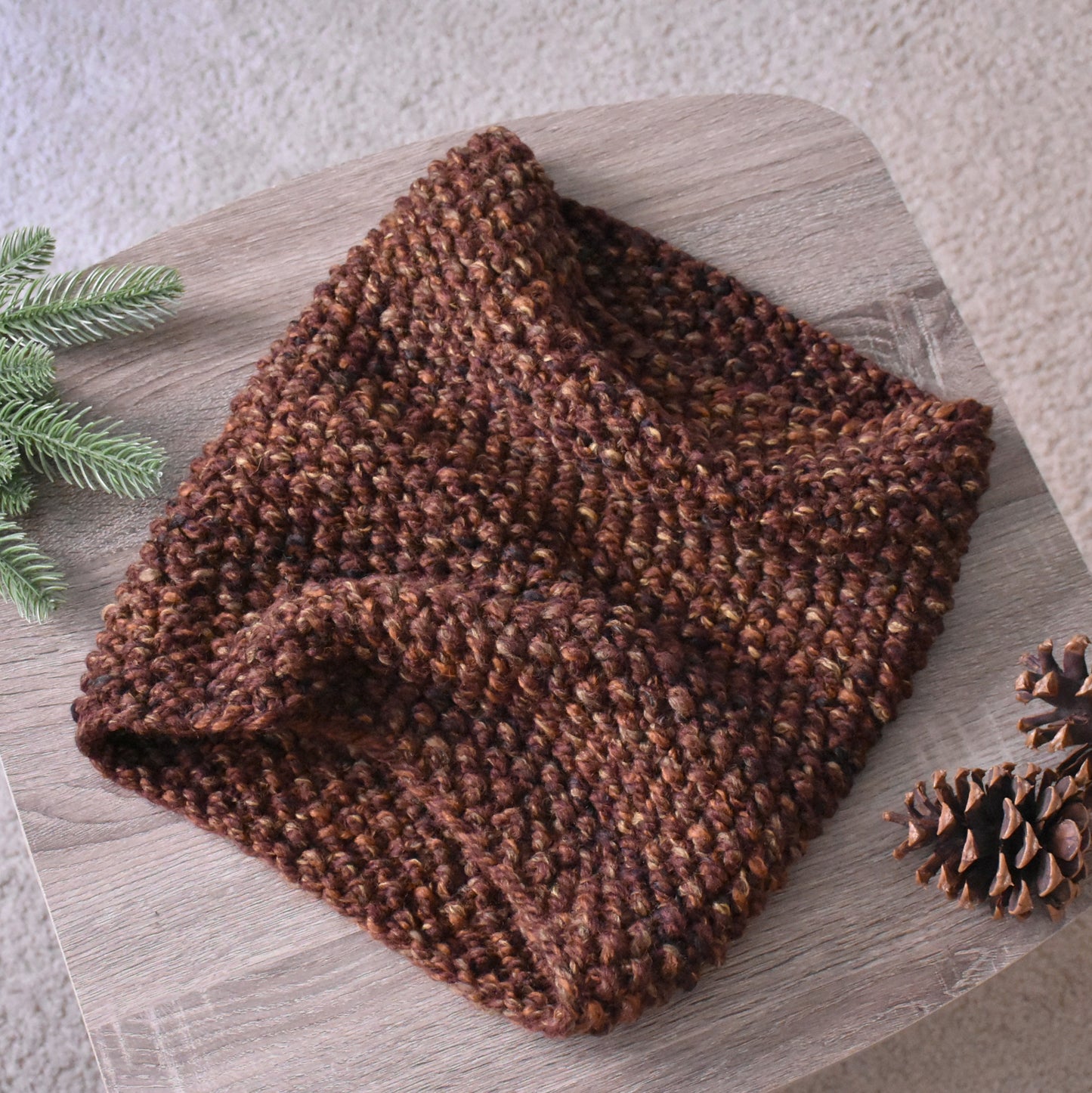 Knit Chunky Scarf | THE VERMONT
