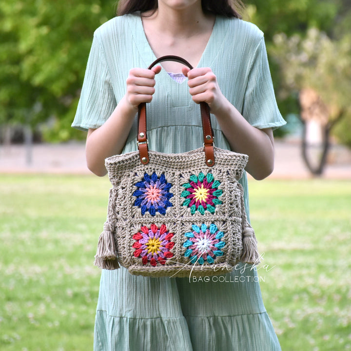 Granny Square Tote