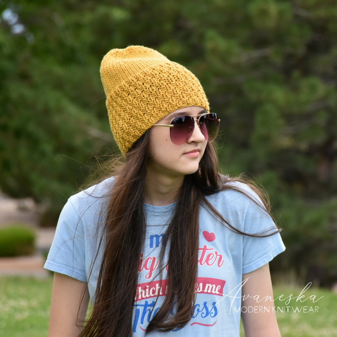 Non-Wool Knit Women's Girls Lightweight Slouchy Beanie Hat | The MILEY