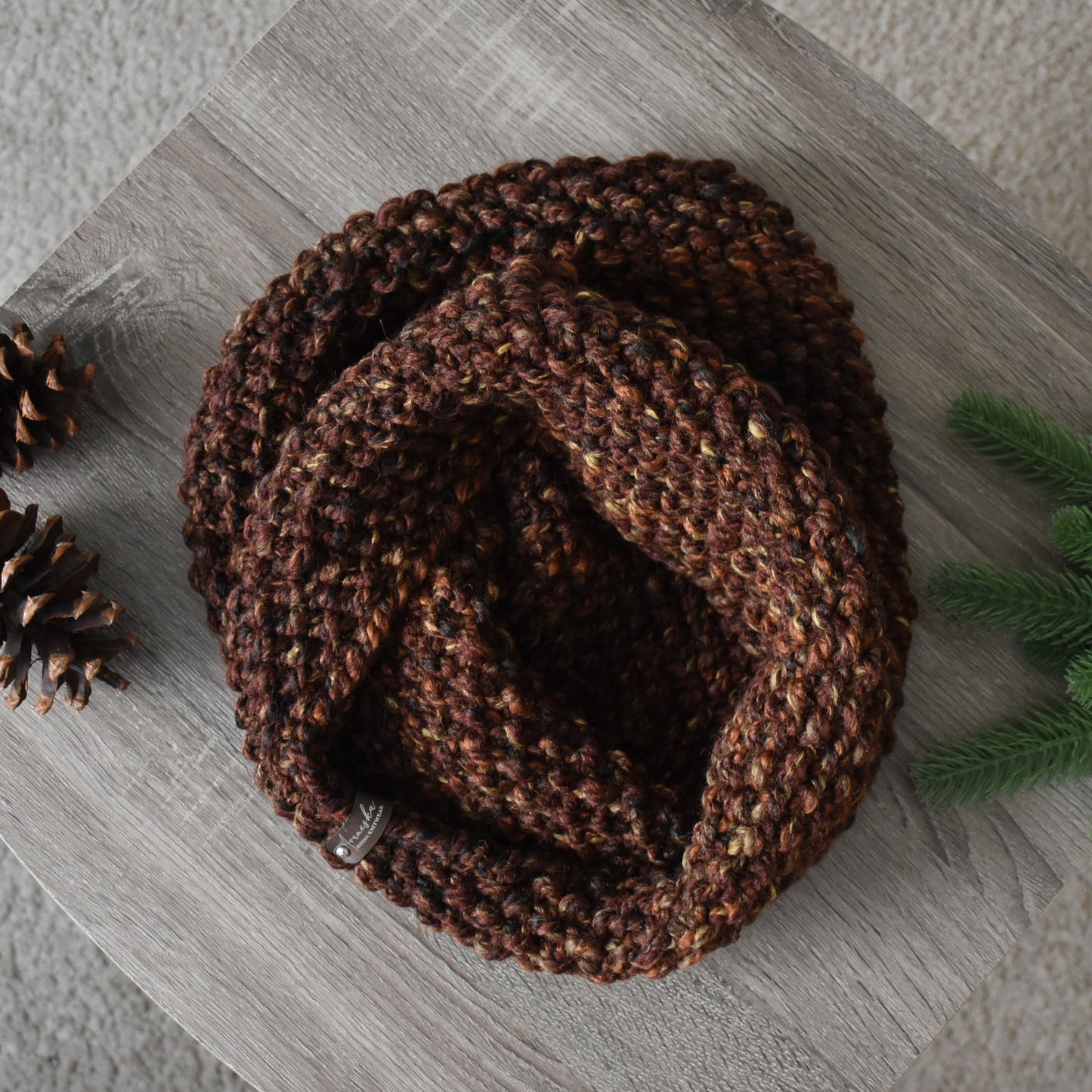 Knit Chunky Scarf | THE VERMONT
