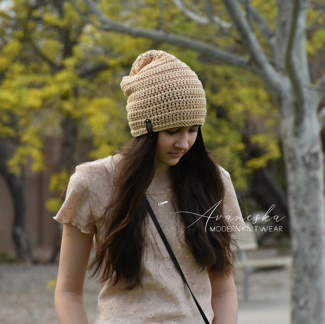 100% Cotton Slouchy Beanie | THE DUNES