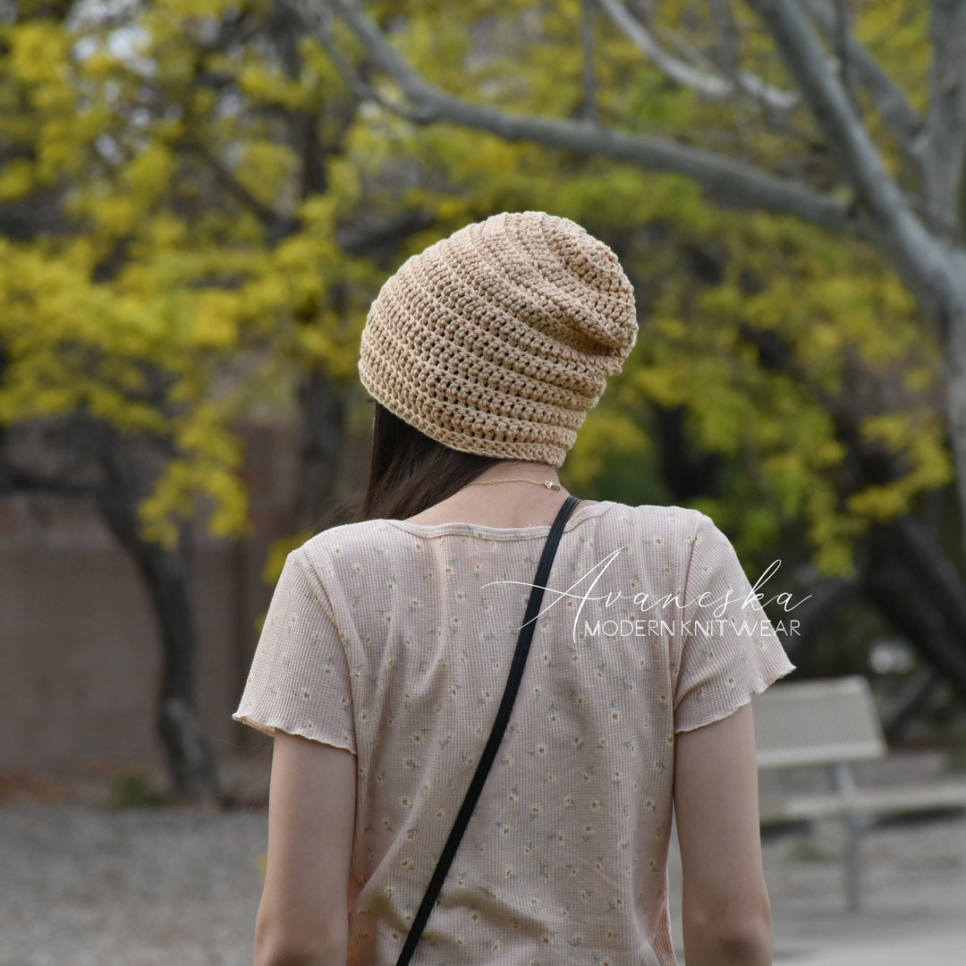 100% Cotton Slouchy Beanie | THE DUNES