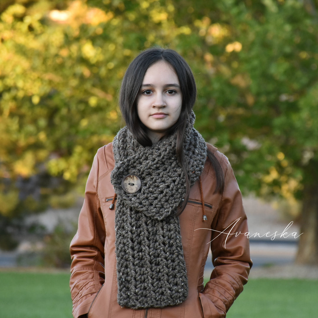 Crochet Knit Scarf