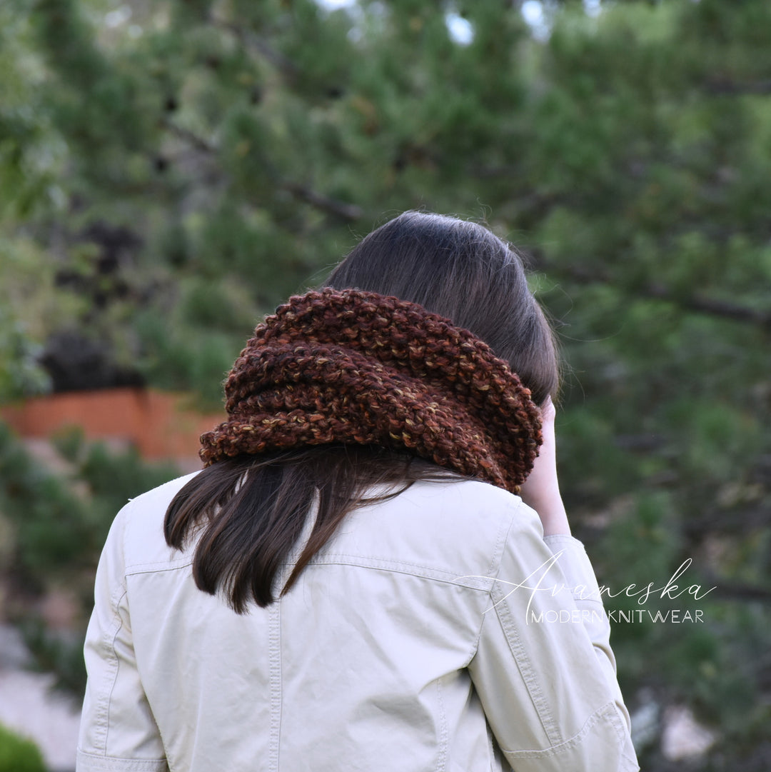 Knit Woolen Cowl Neck Warmer Scarf | THE VERMONT