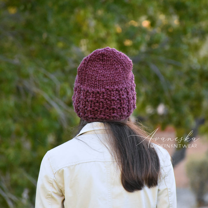 Knit Chunky Woolen Winter Slouchy Hat Beanie | THE SADIE