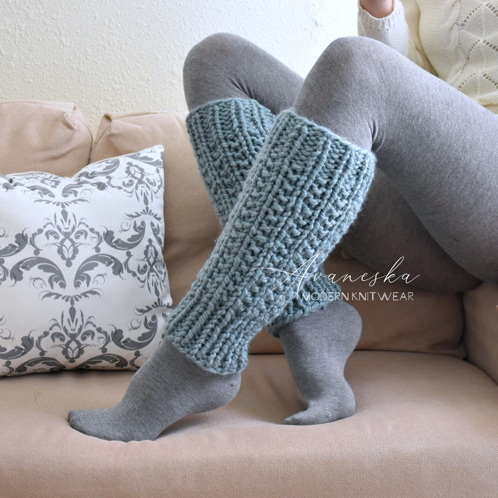 Chunky Knit Woolen Leg Warmers | THE COZIES