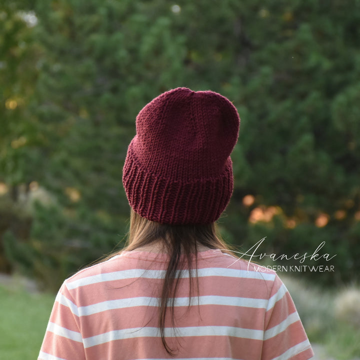 Non-Wool Knit Womens Girls Lightweight Slouchy Beanie Hat | The HARLEY