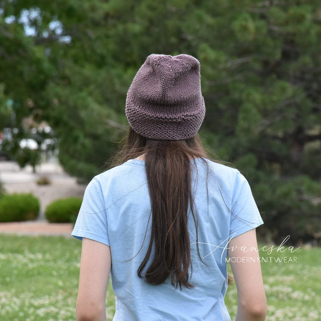 Non-Wool Knit Women's Girls Lightweight Slouchy Beanie Hat | The ALEX