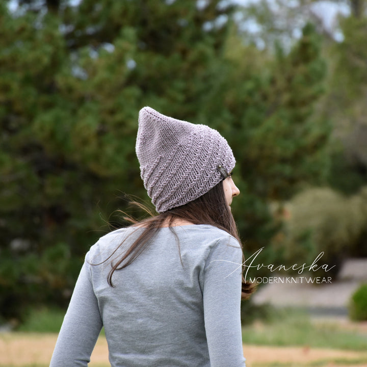 Non-Wool Knit Women's Girls Lightweight Slouchy Beanie Hat | The AVA