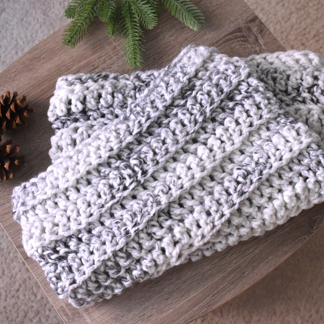 Knit Crochet Chunky Women's Cowl Hood Scarf | THE CARDIFF