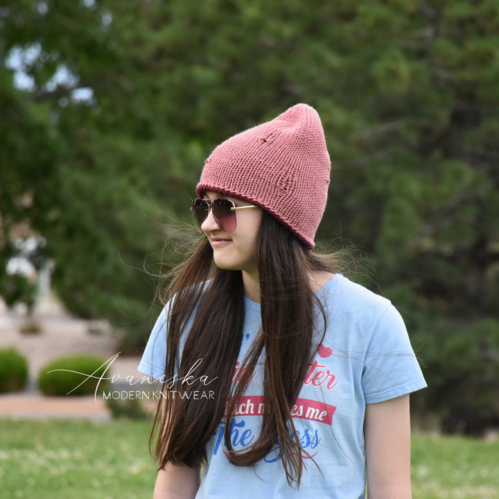Non-Wool Knit Unisex Slouchy Beanie Hat | The ZINA