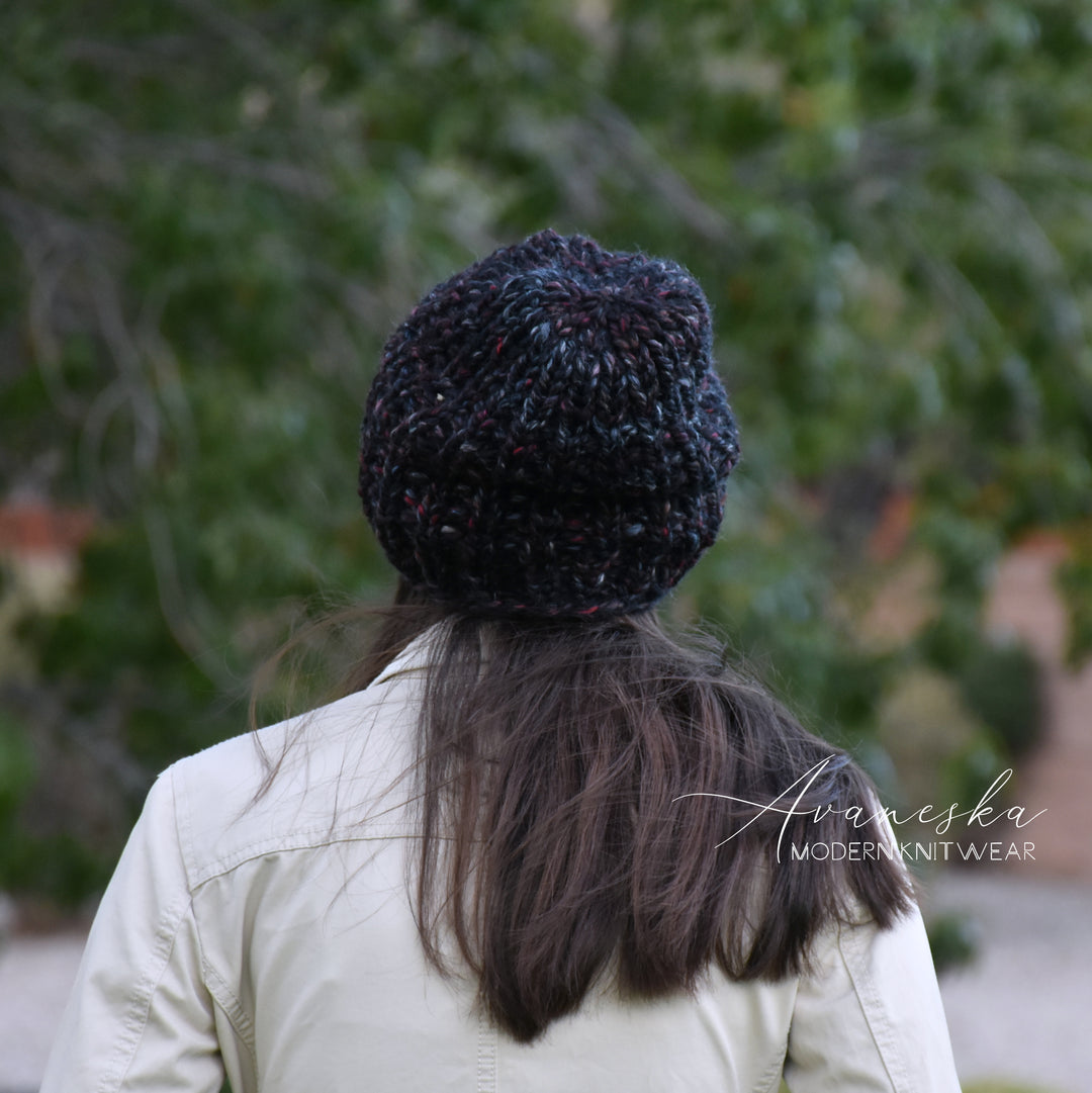 Knit Chunky Woolen Winter Slouchy Hat Beanie Toque | THE LUNA