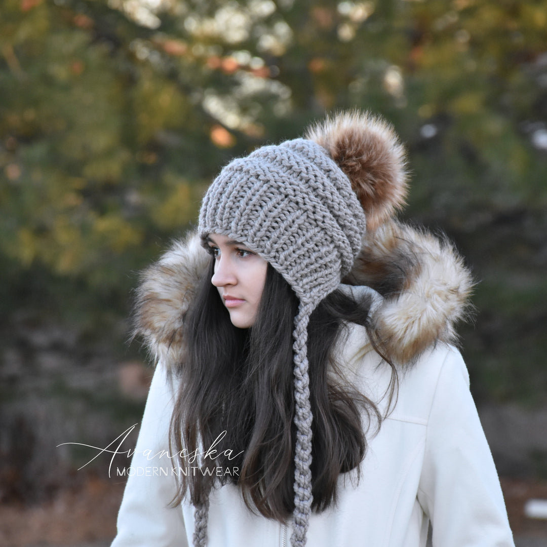 Bonnet Style Fitted Hat THE EMPRESS – Avaneska Knitwear